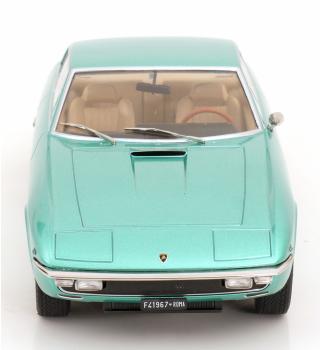 Lamborghini Islero S 1969 hellgrün-metallic KK-Scale 1:18 Metallmodell (Türen, Motorhaube... nicht zu öffnen!)