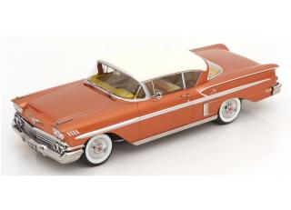 Chevrolet Bel Air Impala Coupe 1958 kupfer-metallic/creme KK-Scale 1:18 Metallmodell (Türen, Motorhaube... nicht zu öffnen!)
