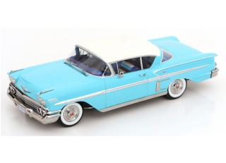 Chevrolet Bel Air Impala Coupe 1958 türkis/creme KK-Scale 1:18 Metallmodell (Türen, Motorhaube... nicht zu öffnen!)