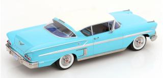 Chevrolet Bel Air Impala Coupe 1958 türkis/creme KK-Scale 1:18 Metallmodell (Türen, Motorhaube... nicht zu öffnen!)