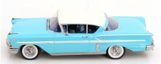 Chevrolet Bel Air Impala Coupe 1958 türkis/creme KK-Scale 1:18 Metallmodell (Türen, Motorhaube... nicht zu öffnen!)