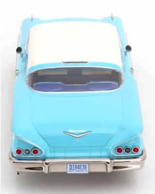 Chevrolet Bel Air Impala Coupe 1958 türkis/creme KK-Scale 1:18 Metallmodell (Türen, Motorhaube... nicht zu öffnen!)
