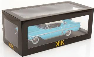 Chevrolet Bel Air Impala Coupe 1958 türkis/creme KK-Scale 1:18 Metallmodell (Türen, Motorhaube... nicht zu öffnen!)
