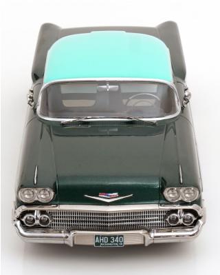 Chevrolet Bel Air Impala Coupe 1958 dunkelgrün-metallic/grün KK-Scale 1:18 Metallmodell (Türen, Motorhaube... nicht zu öffnen!)
