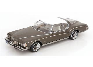 Buick Riviera 1973 graumetallic/weiß KK-Scale 1:18 Metallmodell (Türen, Motorhaube... nicht zu öffnen!)