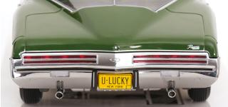 Buick Riviera 1973 grün aus dem Film \"X-Men - Zukunft ist Vergangenheit\"  KK-Scale 1:18 Metallmodell (Türen, Motorhaube... nicht zu öffnen!)