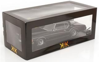 Buick Riviera 1973 schwarz aus dem Film \"Red Rock West\" KK-Scale 1:18 Metallmodell (Türen, Motorhaube... nicht zu öffnen!)