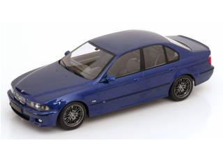 BMW M5 E39 1998 blaumetallic KK-Scale 1:18 Metallmodell (Türen, Motorhaube... nicht zu öffnen!)