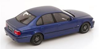 BMW M5 E39 1998 blaumetallic KK-Scale 1:18 Metallmodell (Türen, Motorhaube... nicht zu öffnen!)