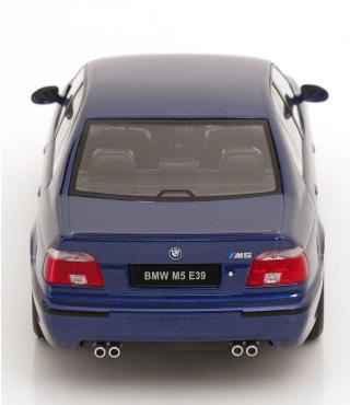 BMW M5 E39 1998 blaumetallic KK-Scale 1:18 Metallmodell (Türen, Motorhaube... nicht zu öffnen!)