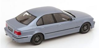BMW M5 E39 1998 silverstone-blaumetallic KK-Scale 1:18 Metallmodell (Türen, Motorhaube... nicht zu öffnen!)