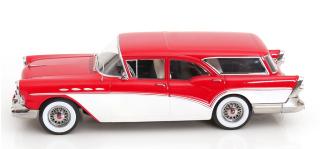 Buick Special Estate Wagon 1957 rot/weiß KK-Scale 1:18 Metallmodell (Türen, Motorhaube... nicht zu öffnen!)