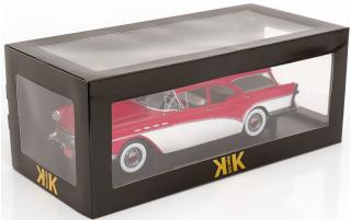 Buick Special Estate Wagon 1957 rot/weiß KK-Scale 1:18 Metallmodell (Türen, Motorhaube... nicht zu öffnen!)