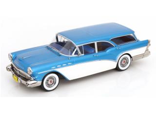 Buick Special Estate Wagon 1957 türkis-metallic/weiß KK-Scale 1:18 Metallmodell (Türen, Motorhaube... nicht zu öffnen!)