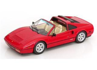 Ferrari 328 GTS 1985 US-Version Beverly Hills Cop II rot KK-Scale 1:18 Metallmodell (Türen, Motorhaube... nicht zu öffnen!)