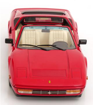 Ferrari 328 GTS 1985 US-Version Beverly Hills Cop II rot KK-Scale 1:18 Metallmodell (Türen, Motorhaube... nicht zu öffnen!)