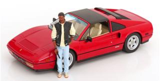 Ferrari 328 GTS 1985 US-Version Beverly Hills Cop II rot KK-Scale 1:18 Metallmodell (Türen, Motorhaube... nicht zu öffnen!)