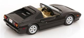 Ferrari 328 GTS 1985 US-Version Miami Vice schwarz KK-Scale 1:18 Metallmodell (Türen, Motorhaube... nicht zu öffnen!)