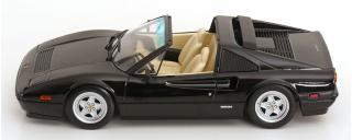 Ferrari 328 GTS 1985 US-Version Miami Vice schwarz KK-Scale 1:18 Metallmodell (Türen, Motorhaube... nicht zu öffnen!)