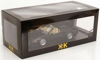 Ferrari 328 GTS 1985 US-Version Miami Vice schwarz KK-Scale 1:18 Metallmodell (Türen, Motorhaube... nicht zu öffnen!)