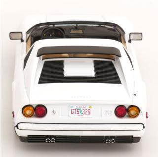 Ferrari 328 GTS 1985 US-Version weiß KK-Scale 1:18 Metallmodell (Türen, Motorhaube... nicht zu öffnen!)