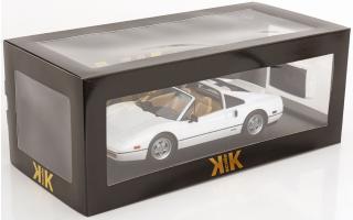 Ferrari 328 GTS 1985 US-Version weiß KK-Scale 1:18 Metallmodell (Türen, Motorhaube... nicht zu öffnen!)