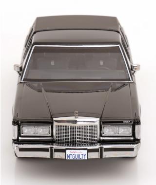 Lincoln Town Car 1985 schwarz aus dem Film \"Der Mandant\" KK-Scale 1:18 Metallmodell (Türen, Motorhaube... nicht zu öffnen!)