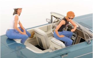 Figuren-Set Thelma & Louise  (Auto nicht enthalten!) KK-Scale 1:18