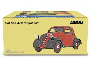 FIAT 500 A \"TOPOLINO\" TRASFORMABILE 1936 Beige Laudoracing 1:18 Resinemodell (Türen, Motorhaube... nicht zu öffnen!)