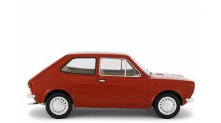 FIAT 127 1° SERIE 1971 rot Laudoracing 1:18 Resinemodell (Türen, Motorhaube... nicht zu öffnen!)