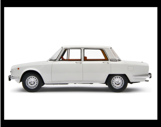 ALFA ROMEO 2000 BERLINA 1971 Weiss Laudoracing 1:18 Resinemodell (Türen, Motorhaube... nicht zu öffnen!)