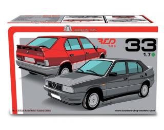 ALFA ROMEO ALFA 33 1.7 Q.V. 1986 Grau Laudoracing 1:18 Resinemodell (Türen, Motorhaube... nicht zu öffnen!)