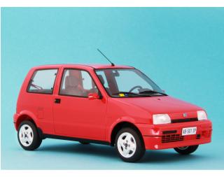 Fiat Cinquecento Sporting 1994 - Colore  : Rosso / Rot Laudoracing 1:18 Resinemodell (Türen, Motorhaube... nicht zu öffnen!)