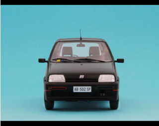 Fiat Cinquecento Sporting 1994 - Colore  : Nero / Schwarz Laudoracing 1:18 Resinemodell (Türen, Motorhaube... nicht zu öffnen!)