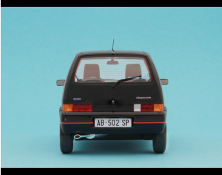 Fiat Cinquecento Sporting 1994 - Colore  : Nero / Schwarz Laudoracing 1:18 Resinemodell (Türen, Motorhaube... nicht zu öffnen!)