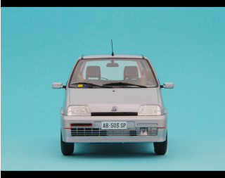 Fiat Cinquecento Sporting 1994 - Colore  : Grigio Met. / Metallisches Grau Laudoracing 1:18 Resinemodell (Türen, Motorhaube... nicht zu öffnen!)