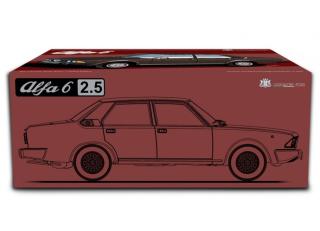 ALFA 6 2.5 1979 Metallisches Grau Laudoracing 1:18 Resinemodell (Türen, Motorhaube... nicht zu öffnen!)