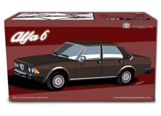 ALFA 6 2.5 1979 LUCI DI BOSCO Laudoracing 1:18 Resinemodell (Türen, Motorhaube... nicht zu öffnen!)