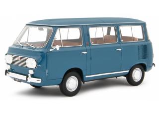 Fiat 850 Familiare 1965-76 Blu Laudoracing 1:18 Resinemodell (Türen, Motorhaube... nicht zu öffnen!)