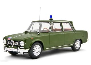 Alfa Romeo Giulia Super 1969 Carabinieri VERDE MILITARE Laudoracing 1:18 Resinemodell (Türen, Motorhaube... nicht zu öffnen!)