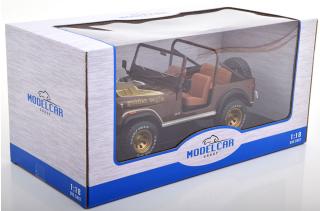 Jeep CJ-7 Golden Eagle, metallic-dunkelbraun, 1980 MCG 1:18