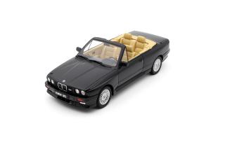 BMW E30 M3 Convertible 1989 Diamond Black Metallic 181 OttO mobile 1:18 Resinemodell (Türen, Motorhaube... nicht zu öffnen!)