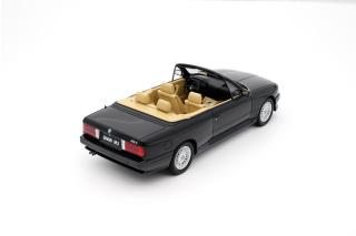 BMW E30 M3 Convertible 1989 Diamond Black Metallic 181 OttO mobile 1:18 Resinemodell (Türen, Motorhaube... nicht zu öffnen!)