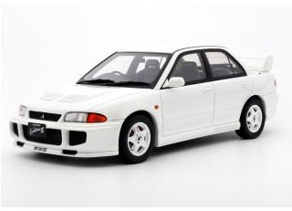 MITSUBISHI LANCER EVO III WHITE 1995 OttO mobile 1:18 Resinemodell (Türen, Motorhaube... nicht zu öffnen!)