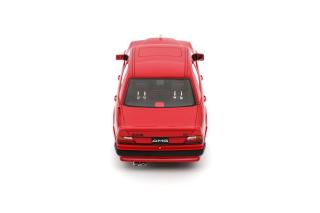 MERCEDES-BENZ 300 E 6.0 AMG RED ( Signal Red 568) 1987 OttO mobile 1:18 Resinemodell (Türen, Motorhaube... nicht zu öffnen!)