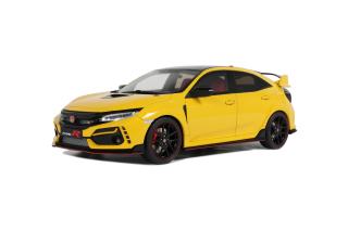 HONDA CIVIC TYPE R FK8 EURO SPEC SUNLIGHT YELLOW 2020 OttO mobile 1:18 Resinemodell (Türen, Motorhaube... nicht zu öffnen!)