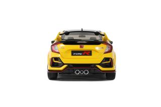 HONDA CIVIC TYPE R FK8 EURO SPEC SUNLIGHT YELLOW 2020 OttO mobile 1:18 Resinemodell (Türen, Motorhaube... nicht zu öffnen!)
