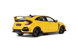 HONDA CIVIC TYPE R FK8 EURO SPEC SUNLIGHT YELLOW 2020 OttO mobile 1:18 Resinemodell (Türen, Motorhaube... nicht zu öffnen!)