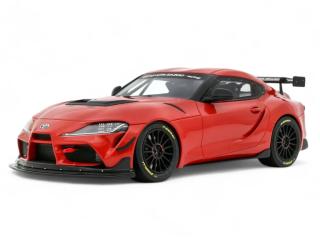 TOYOTA SUPRA GT4 100 EDITION PLASMA ORANGE 2023  OttO mobile 1:18 Resinemodell (Türen, Motorhaube... nicht zu öffnen!)