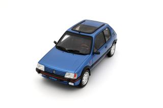 PEUGEOT 205 1.9 GTI LE MANS MIAMI BLUE 1991 OttO mobile 1:18 Resinemodell (Türen, Motorhaube... nicht zu öffnen!)